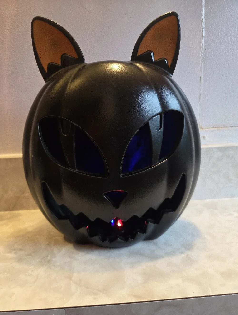 Black Cat Halloween Pumpkin Decorative Light